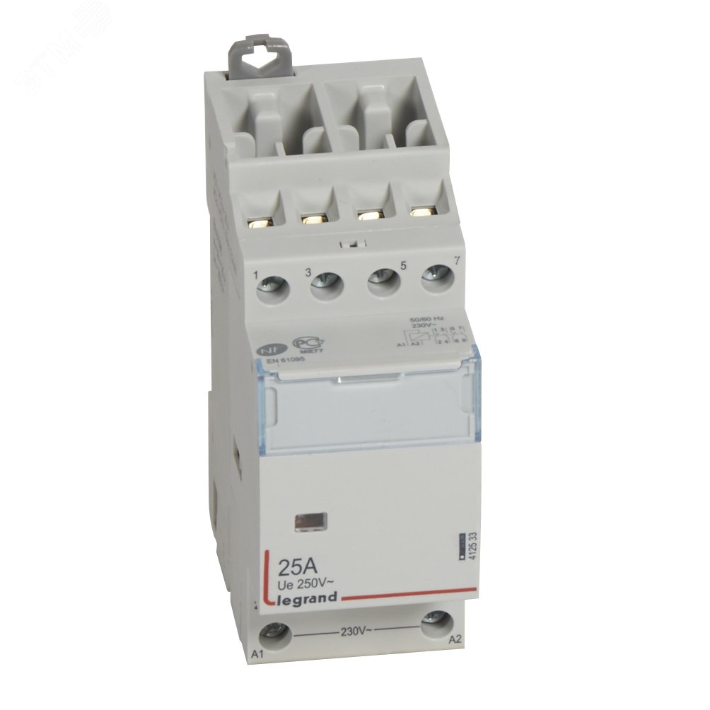 Контактор 230V 2НО+2НЗ 25А CX3