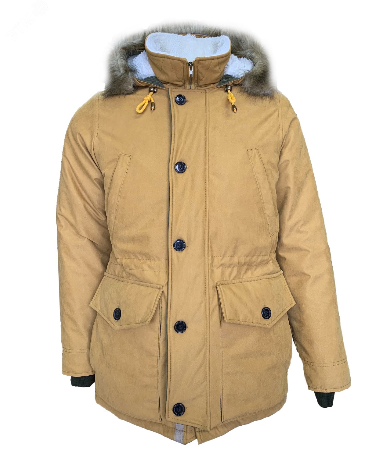 Куртка-парка ЮТА Ультра цв. горчичный р. 60-62 (XXXL) рост 182-188