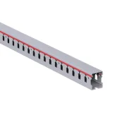 Короб перфорированный серый RL12 25x30