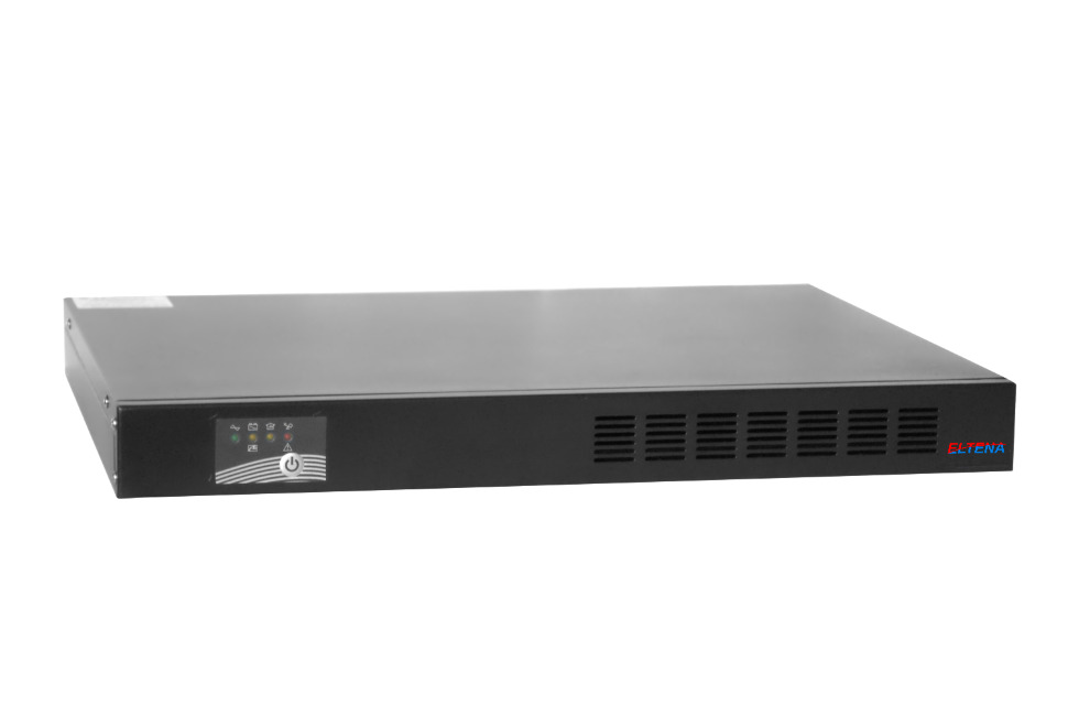 Источник бесперебойного питания Intelligent II 500RM1U.  Высота 1U, Rack Mount, line-interactive, 500 Ва/300Вт, фаза 1/1, 4 шт. IEC320-С13, RS-232, слот для SNMP-карт