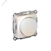ATLASDESIGN СВЕТОРЕГУЛЯТОР (диммер) повор-нажим, LED, RC, 400Вт, мех., ЖЕМЧУГ