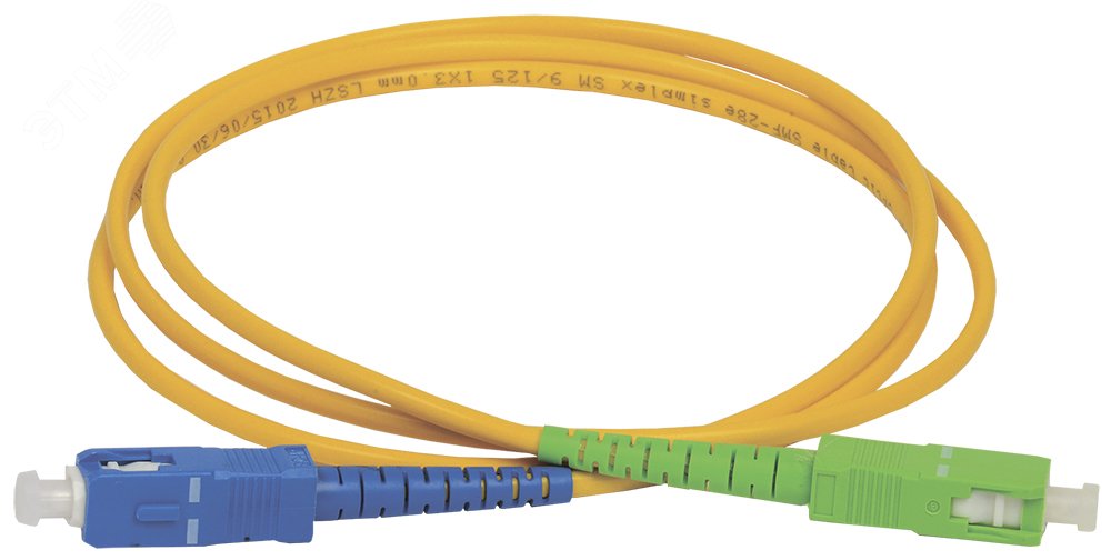 Патч-корд оптический 9/125 (OS2) SC/UPC-SC/APC (simplex) 50м