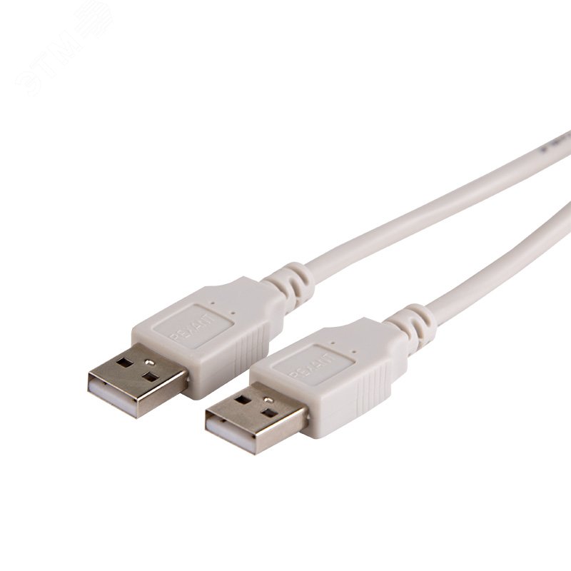 Кабель USB (шт. USB A - шт. USB A), 1.8м., серый