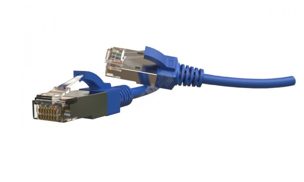 Патч-корд PC-LPT-SFTP-RJ45-RJ45-C6A-2M-LSZH-BL S/FTP категория 6a2 м синий