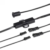 ИК-датчик SR-PRIME-IN-R14-BK-MINI (12-24V, 48-96W, DOOR) (Открытый)