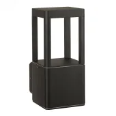 Светильник фасадный Arte Lamp PHERKAD A2726AL-1BK 1*LED Металл Чёрный