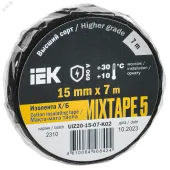 MIXTAPE 5 Изолента Х/Б 15мм 7м IEK