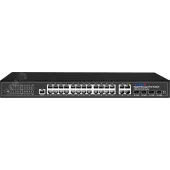 Коммутатор управляемый L2 24 порта Combo/GE 10 100 1000 Мб/с PoE 400Вт