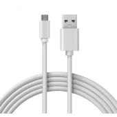 Кабель USB-micro USB, PVC, white, 1mе, 18-4269,