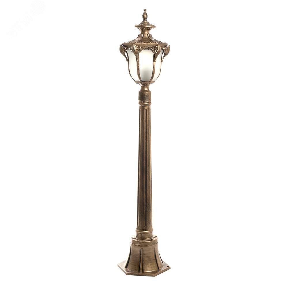 Светильник НТУ-60w столб-1.06м Е27 IP44 черное золото