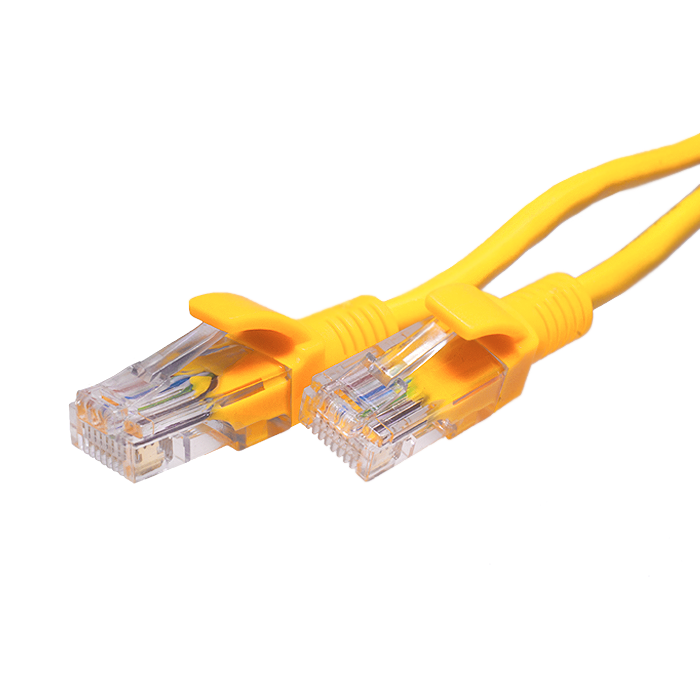 Патч-кордUTP 5e 4x2 26AWG (7x0.16 мм) Cu LSZH желтый 2 м