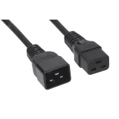 Кабель питания IEC 320 C19 - IEC 320 C20 (3x1.5), 16A, прямая вилка, 5м