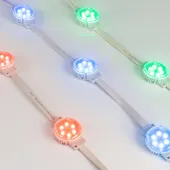 Модуль управляемый SPI-F6-D40 24V RGB-RAM-Auto (1.25W, IP68, 120 deg) (Пластик, 3 года)