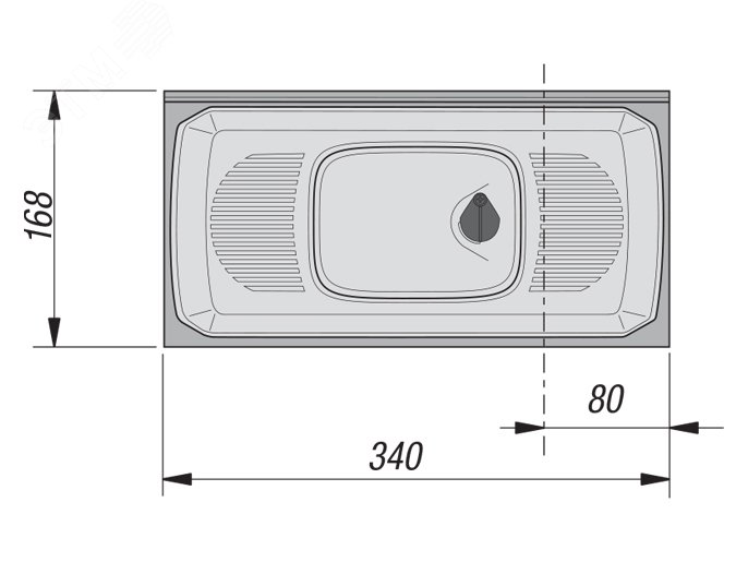 Привод 230 В рычажный, самоблокирующийся с шарнирным рычагом передачи