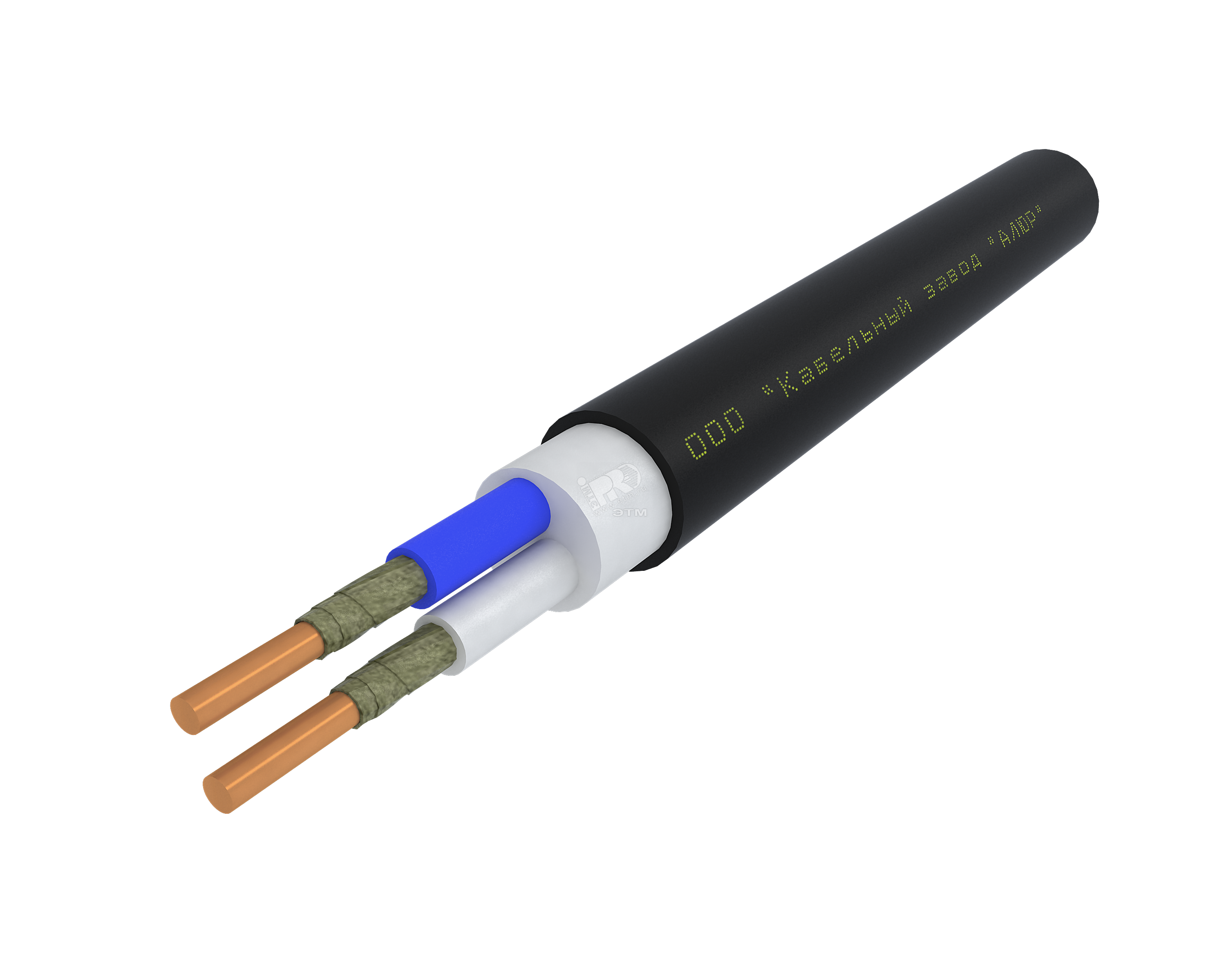 Кабель силовой ППГнг(А)-FRHF 2х4ок(N)-0.66 однопроволочный (барабан)