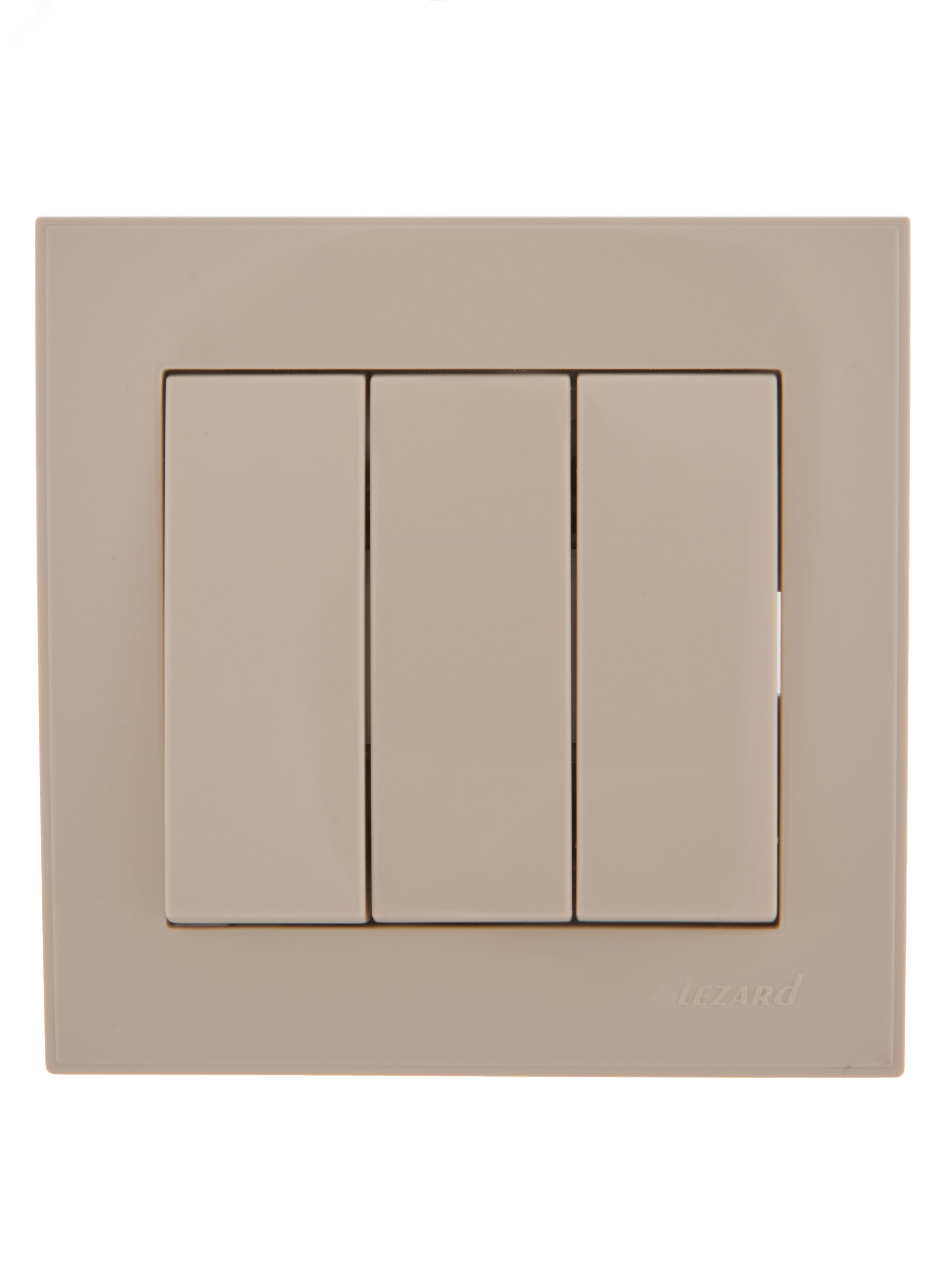 Выключатель RAIN тройной крем