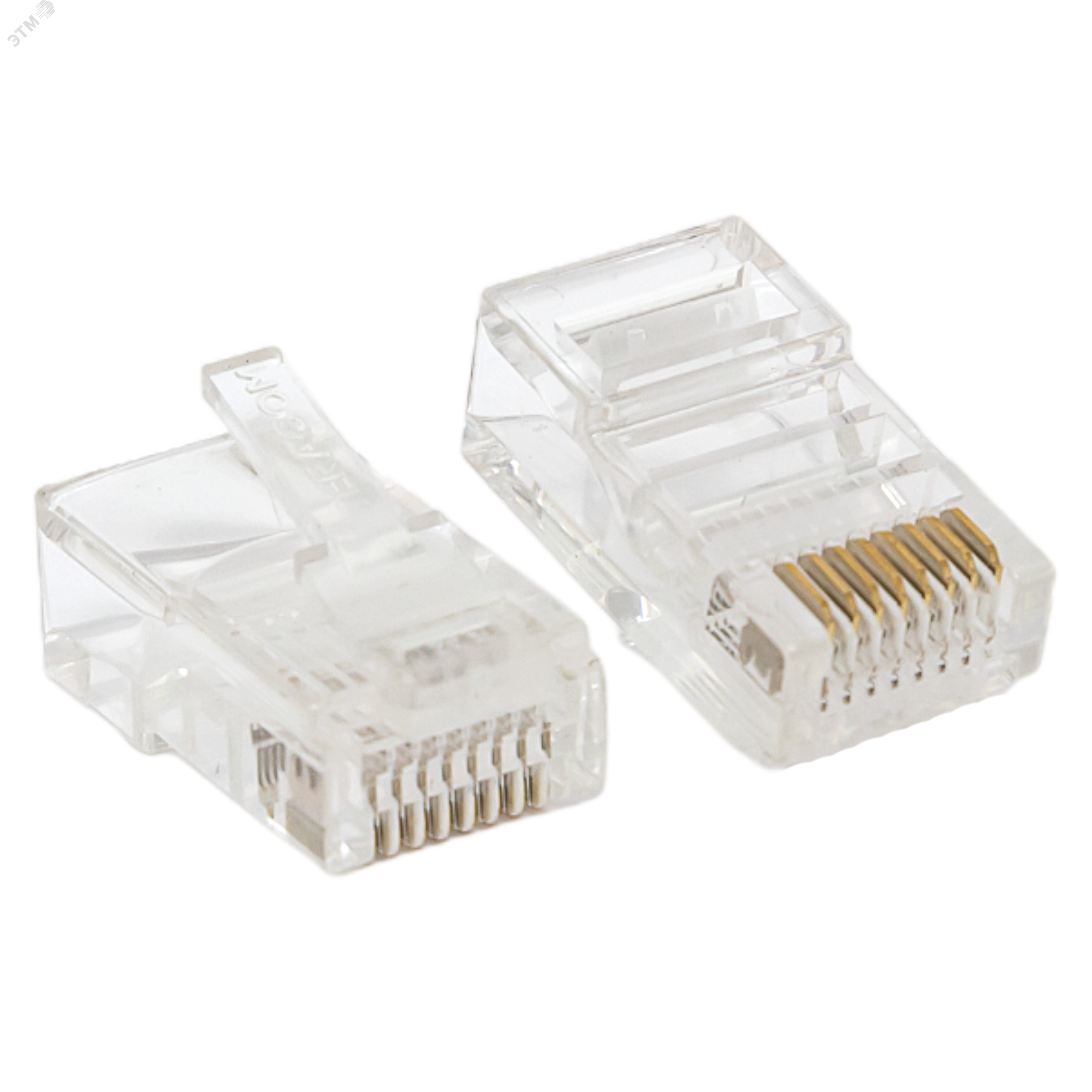 Коннектор RJ-45 TERACOM неэкранированный 8P8C Cat.5E универсальный (упак.50шт)