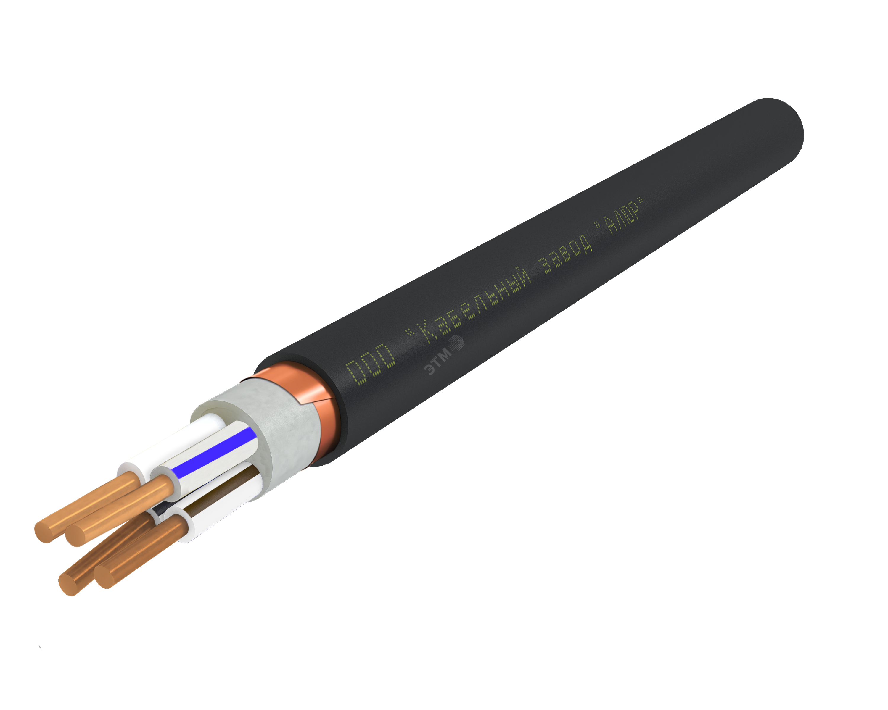 Кабель силовой ВВГЭнг(А)-LS 4х1.5 ок(N)-1 Ч. бар