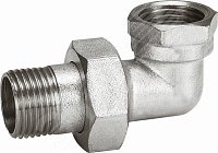 Сгон разъемный ВН 3/4' угловой (американка), никелированный