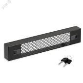 Экран защитный 2U. перфорированный 19 дюймов. черный RAL 9004 SYSMATRIX PS 0200.9000
