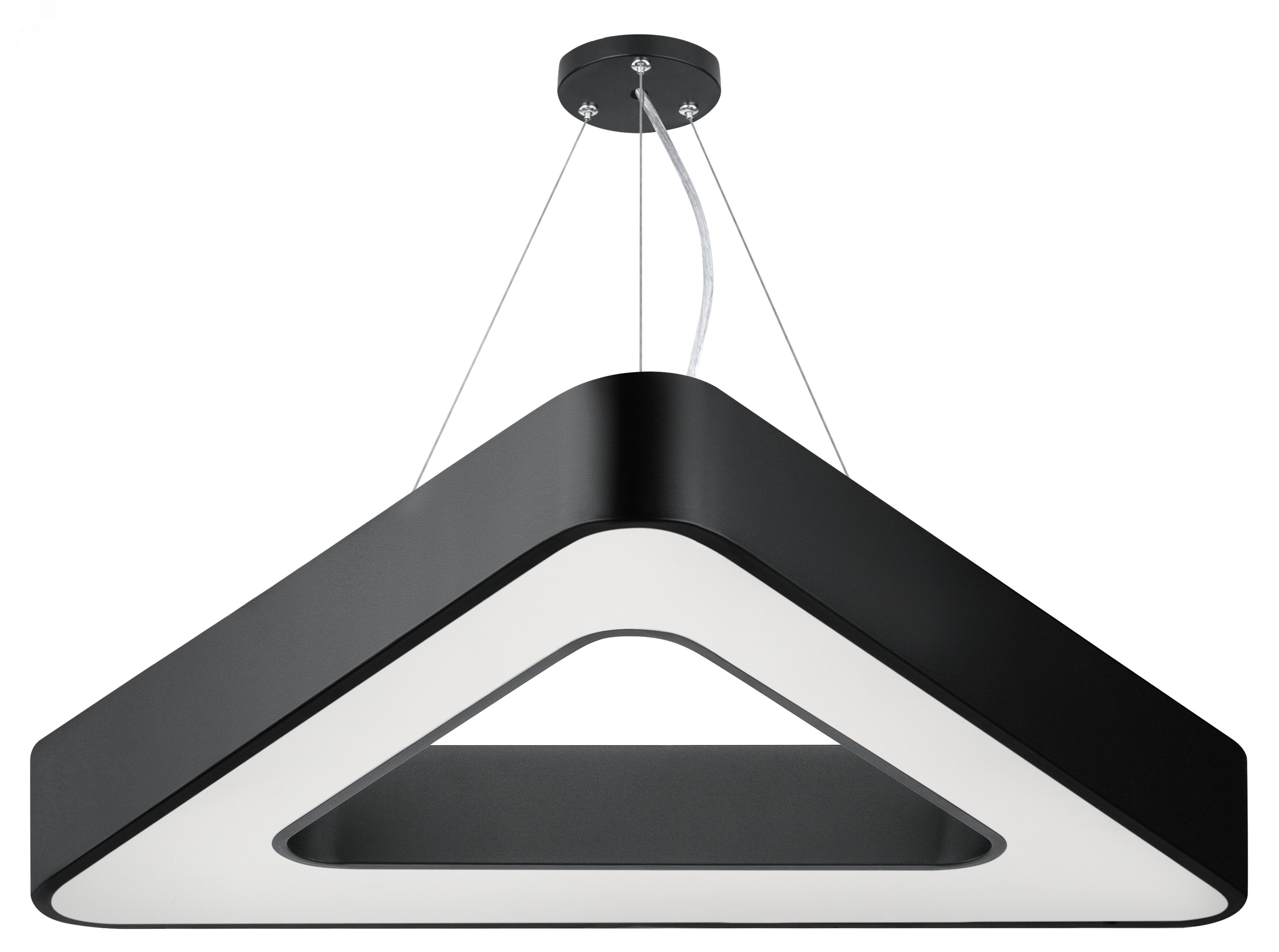 Светильник LED Geometria Delta SPO-153-B-40K-030 30Вт 4000К 2100Лм IP40 600*80 черный подвесной драйвер внутри