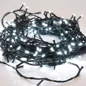 Гирлянда Твинкл Лайт 15 м, темно-зеленый ПВХ, 120 LED, белый