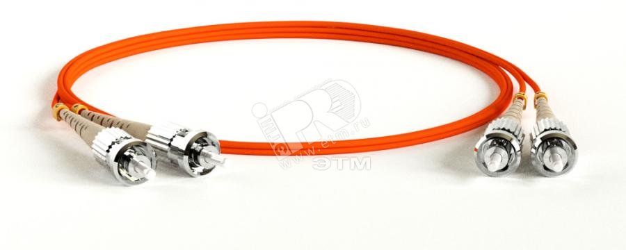 Патч-корд волоконно-оптический (шнур) мм 62.5/125 ST-ST 2мм duplex LSZH (30м)