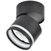 LIGHTING Светильник 4034 настенно-потолочный под лампу GX53 черный IEK
