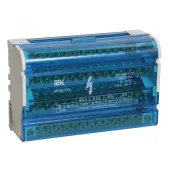 Шина на DIN-рейку в корпусе (кросс-модуль) 3L+PEN 4х15
