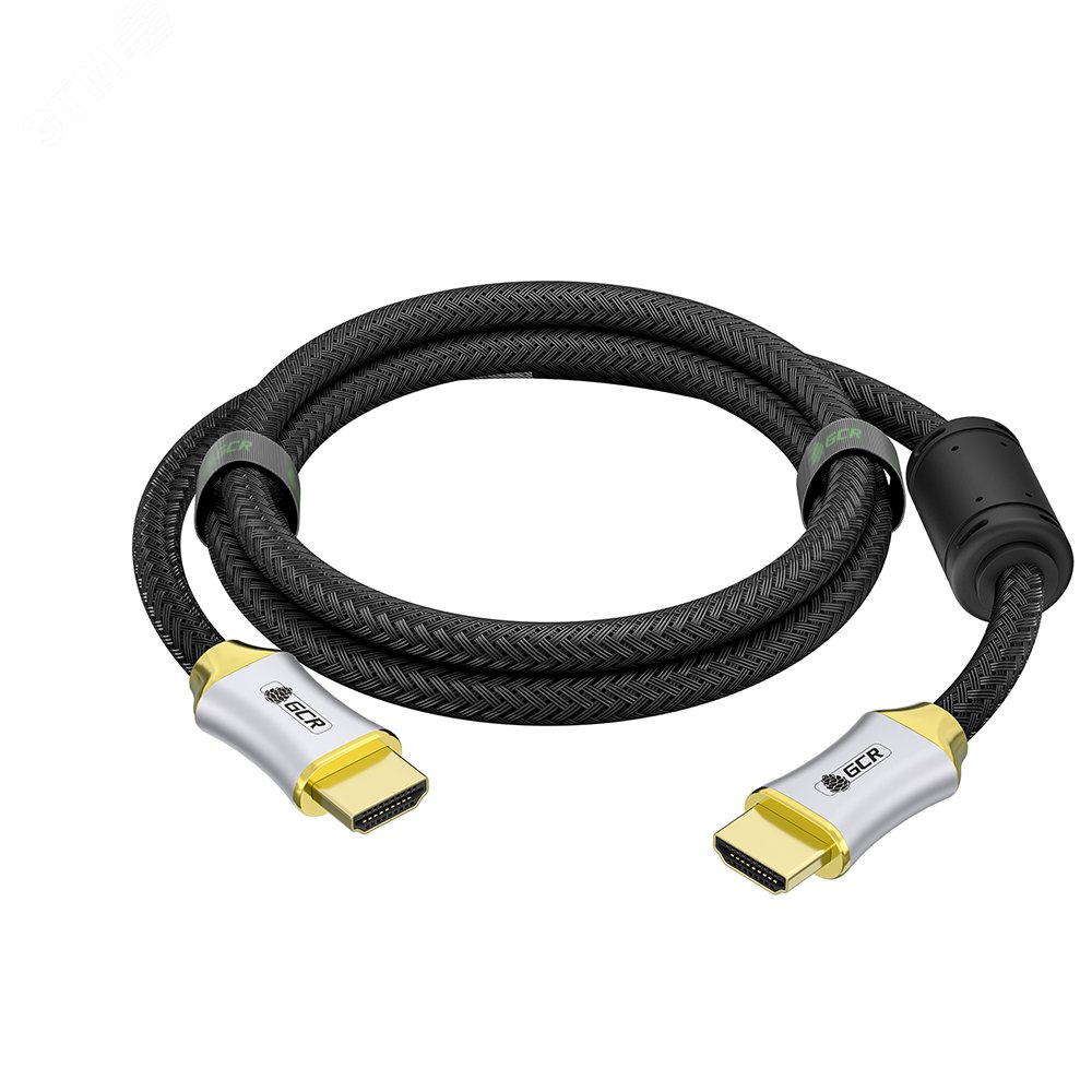 Кабель HDMI 2.0, Ultra HD 19М на 19М, 5 м., черный нейлон