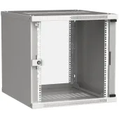 Шкаф LINEA WE 12U 600x450мм дверь стекло серый