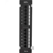 Патч-панель настенная 12 портов RJ-45. UTP. Cat.5e
