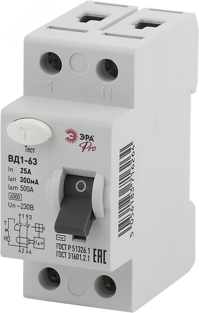 УЗО PRO NO-902-49 ВД1-63 2P 25А 300мА