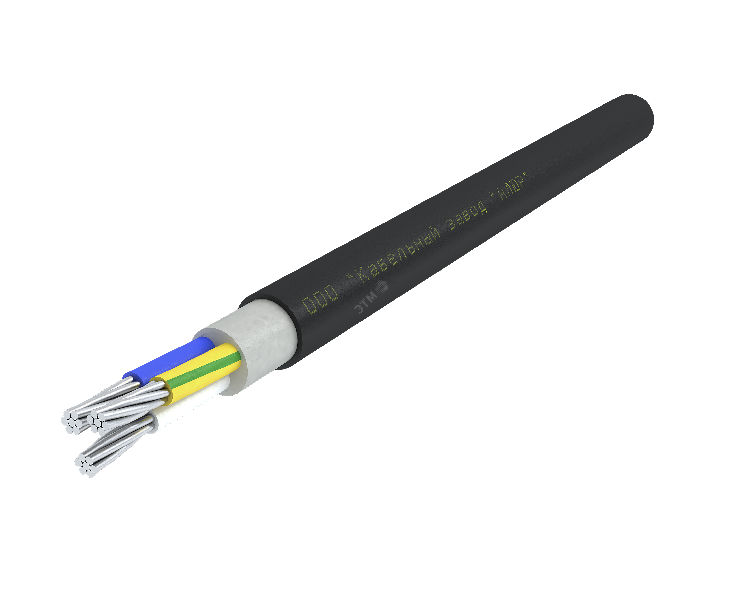 Кабель силовой АПвВГ 3х25 мк(N, PE)-0.66 Ч, бар