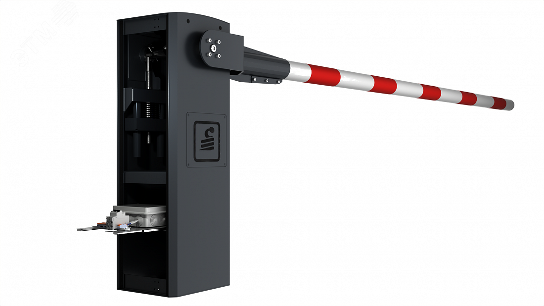 Тумба шлагбаума Пром-Стандарт-Арктик с приводом, обогревателем и частотным преобразователем