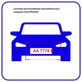 Программное обеспечение Auto система распознавания автономеров (LPR) 2 канала до 30 км\ч