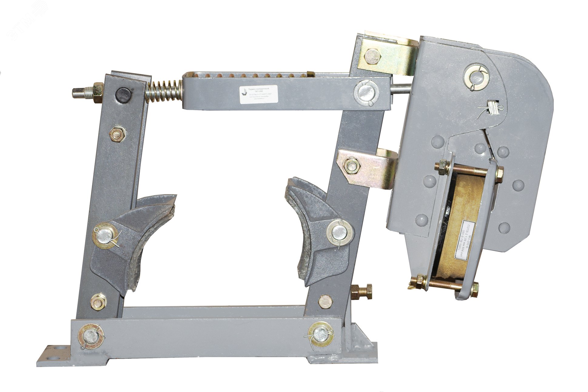 Тормоз крановый ТКТ-200 (с электромагнитом МО 100 380В ПВ 40%)