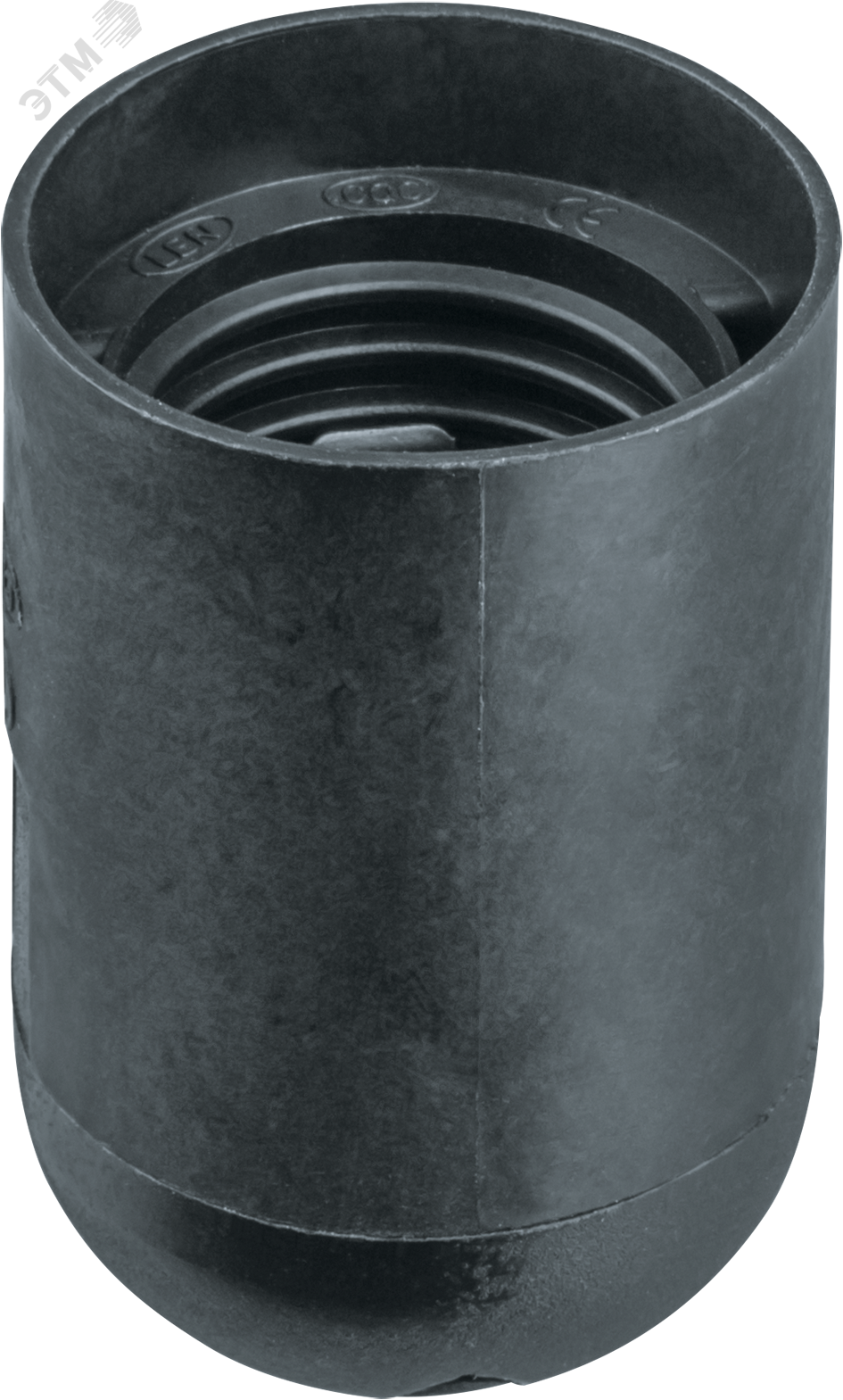 Патрон подвесной Е27 пластик черный