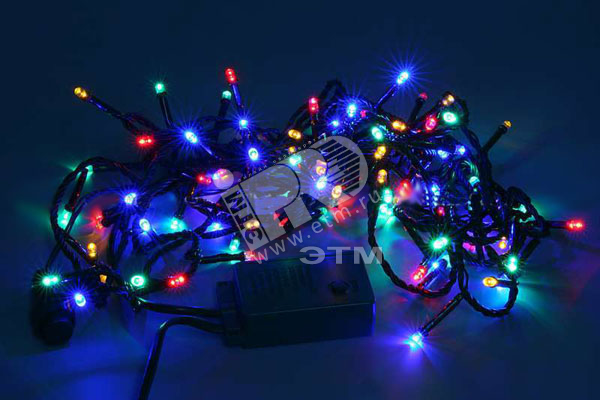 Электрогирлянда наружная 200LED 20м разноцветная 8 режимов