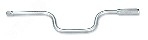 Вороток коленчатый 1/2''DR, 412 мм