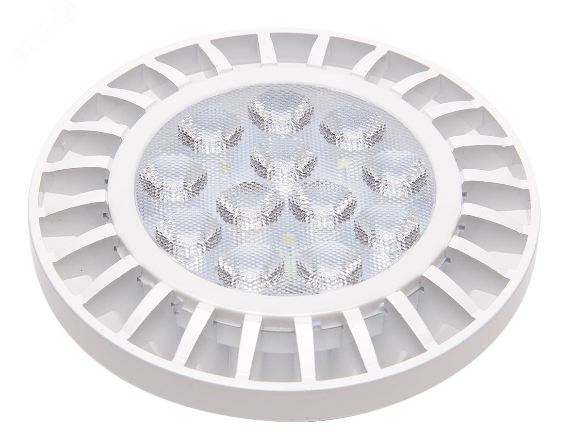 Лампа светодиодная LED 15w G53 AR111 холодный 185-265V