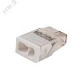 Клеммы монтажные PTC-2P 2273-202 450V 32A 0,14-4.0mm2 , 2 отверстия,  прозрачные, 100 шт.