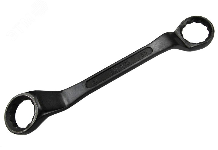 Ключ накидной двусторонний 70х75 оксидированный