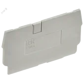 Заглушка для CP 4мм2 серая IEK