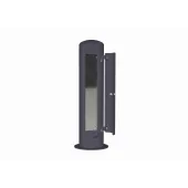 Пост питания антивандальный Alpenbox, оцинкованный, порошковая окраска, RAL7016, 1420x325 мм