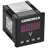 Вольтметр цифровой щитовой однофазный 72х72мм LED GENERICA