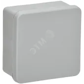 Коробка расп. КМ42435 о/п 80х80х40мм IP67 8 вв. серая