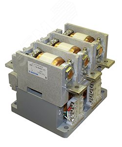 Контактор вакуумный КВТ-1,14-4/400-3 У3, трёхполюсный, 110В, 4з+3р, нереверсивный, без реле, IP00.
