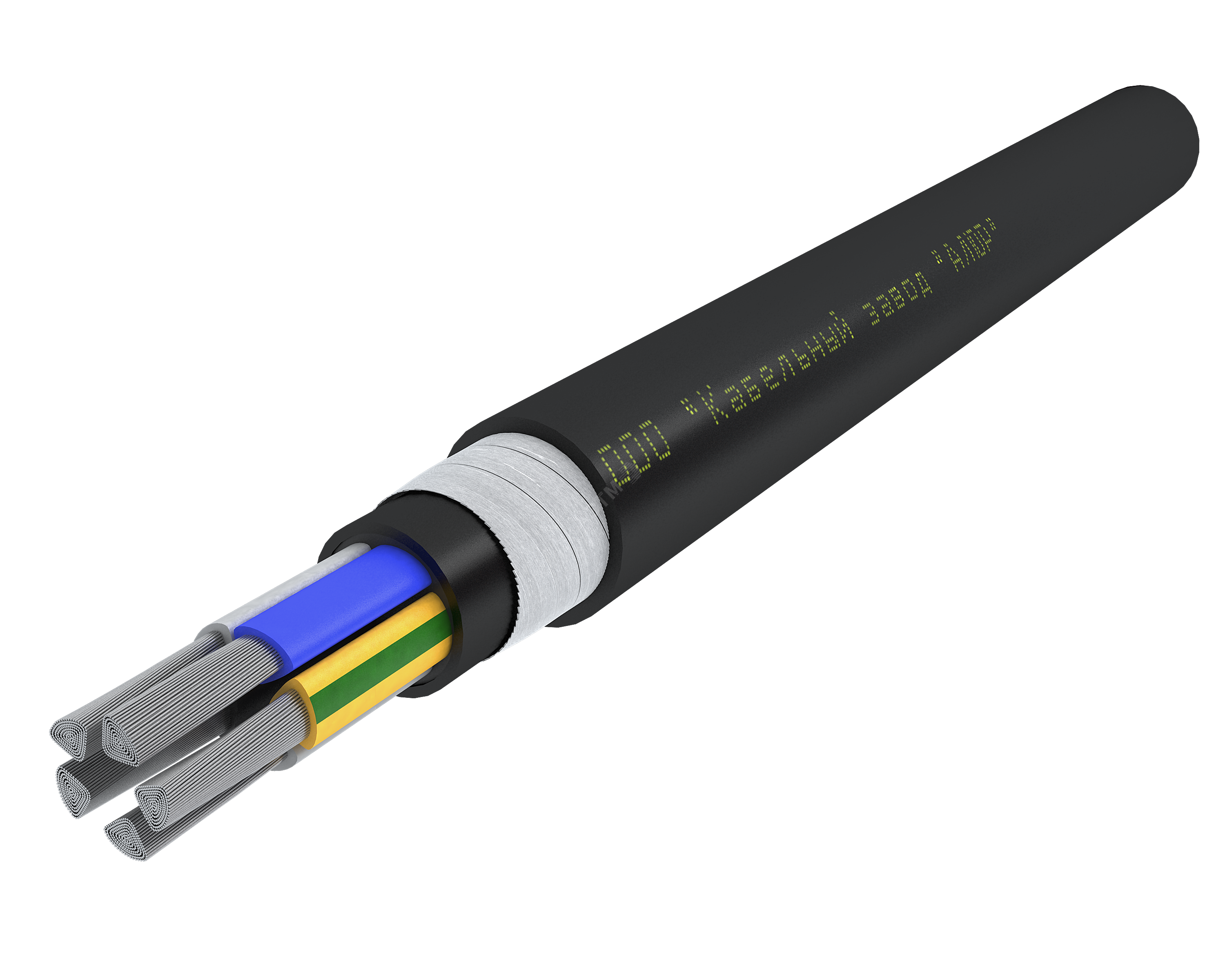 Кабель силовой АВБШвнг(А)-LS 5х120.0 мс(N.РЕ)-1 Ч. бар (ВНИИКП)