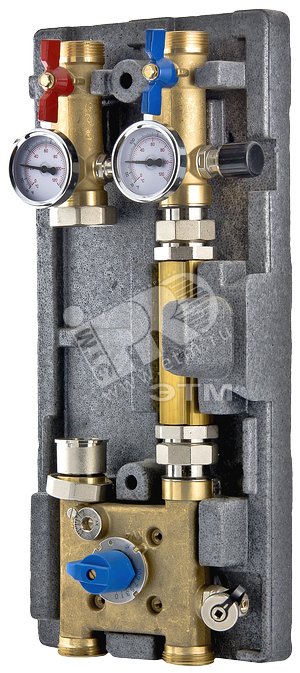 Группа насосная для систем VARIMIX 1'1/4 - 3W-KV4 с байпасом и трехходовым клапаном